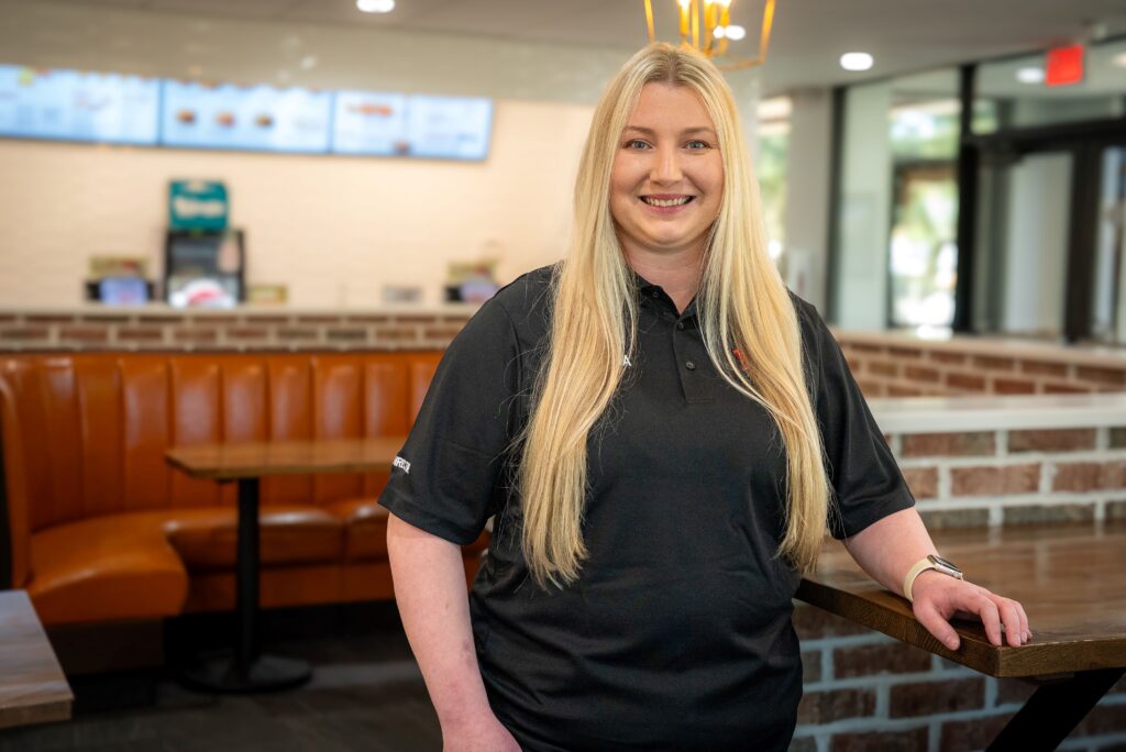 Felicia Tracy at the Conway Bojangles Hwy 544 store.